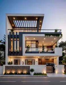 شركة تشطيب واجهات منازل مودرن